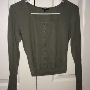 Express Army Green Longsleeve